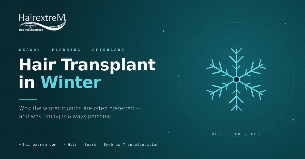 Warum wird die Haartransplantation in den Wintermonaten häufiger gewählt?